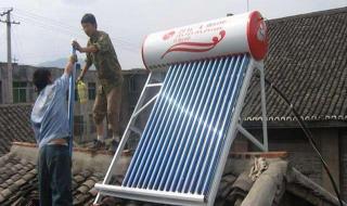 太阳能热水器的安装 太阳能板热水器安装全过程
